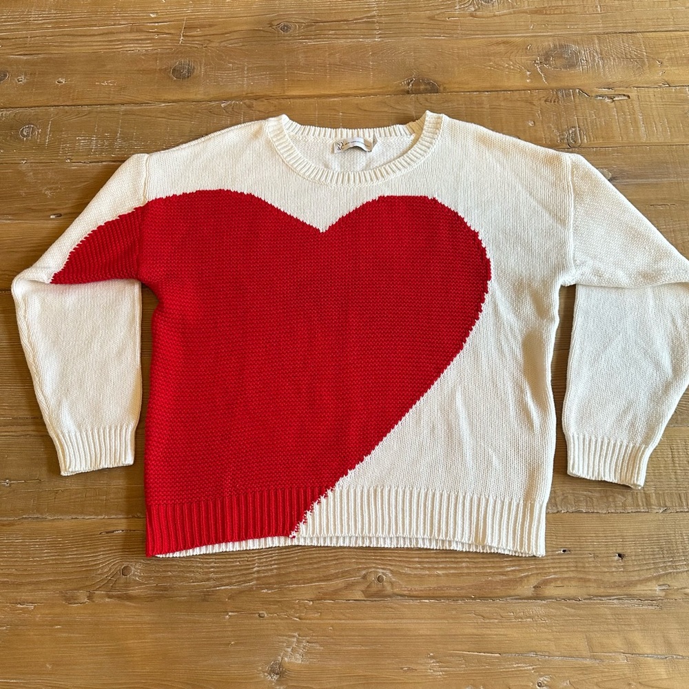 Size M Heart Sweater